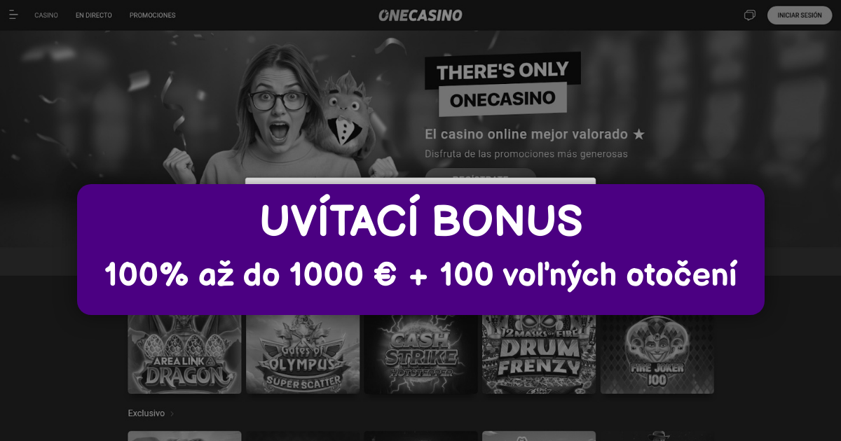 One Casino welcome bonus