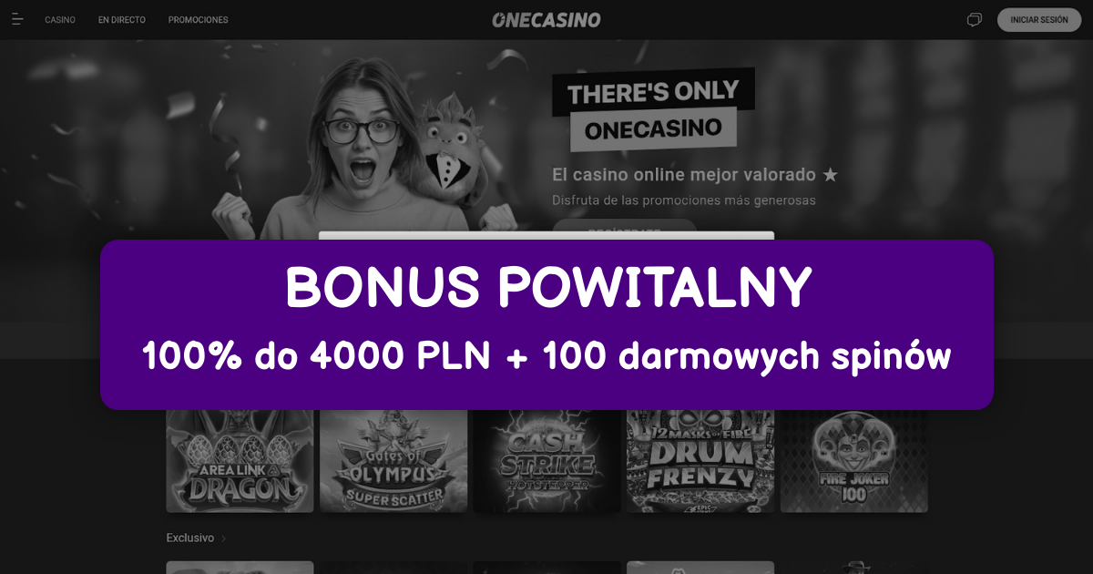 One Casino welcome bonus