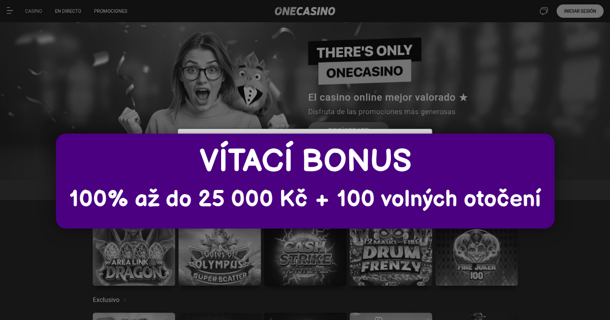 One Casino welcome bonus